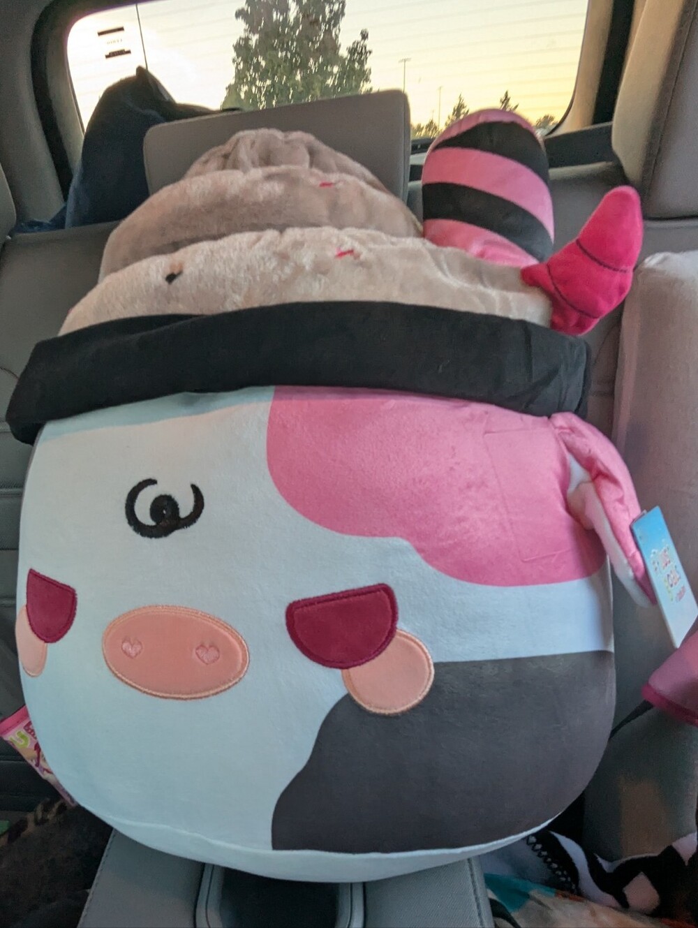 Kawaii fiend mooshake by cuddle barn Cow plush stuffed animal